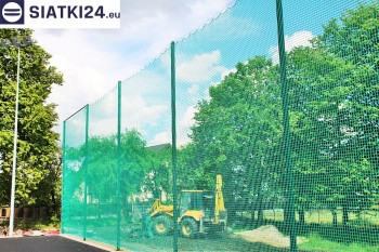 Siatki Rypin - Zabezpieczenie za bramkami i trybun boiska piłkarskiego dla terenów Rypina